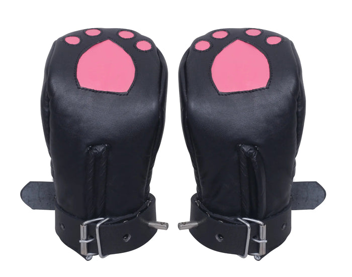 Leather Bondage Mittens