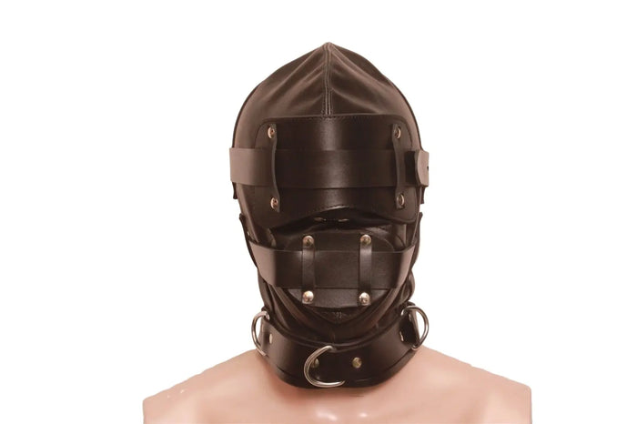 Leather Bondage Hood