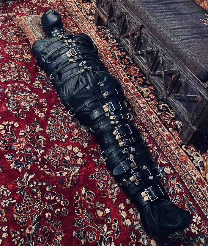 Leather Sleepsack Bondage