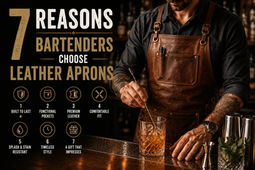 7 Reasons Bartenders Choose a Leather Bartender Apron