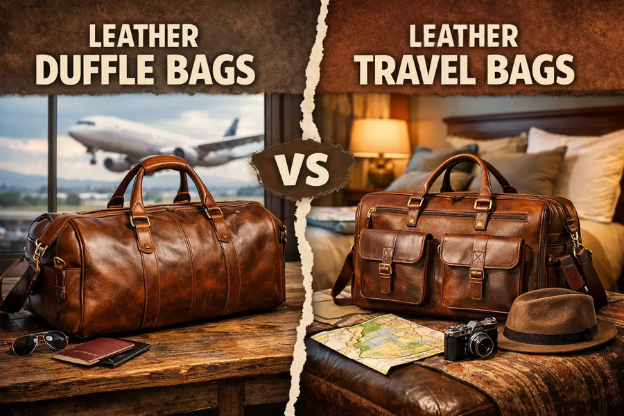 Leather Duffle Bags vs Travel Bags: What’s the Difference?