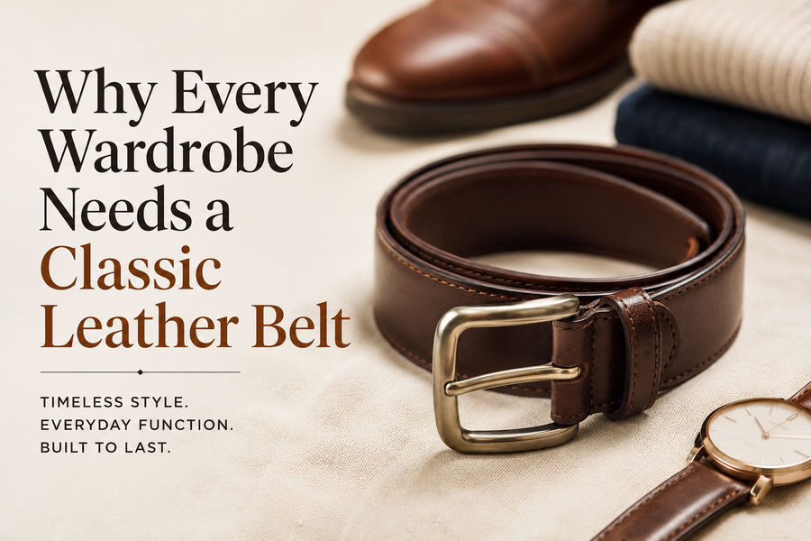 Why Every Wardrobe Needs a Classic Leather Belt