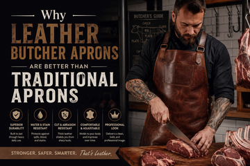 Why Leather Butcher Aprons Are Better Than Traditional Aprons