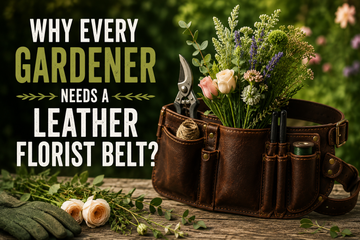Why Every Gardener Needs a Leather Florist Belt?