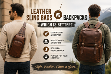 Leather Sling Bags vs Backpacks: Which Is Better?