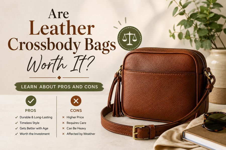Are Leather Crossbody Bags Worth It? Learn About Pros and Cons