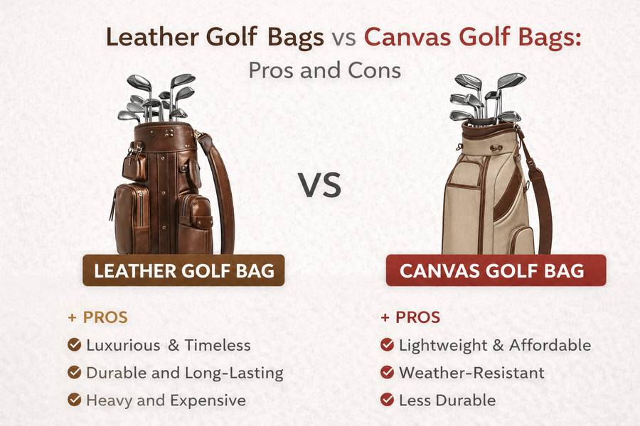 Leather Golf Bags vs Canvas Bags: Which Is More Better?