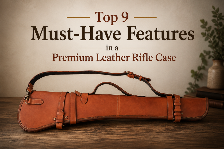 Top 9 Must-Have Features in a Premium Leather Rifle Case