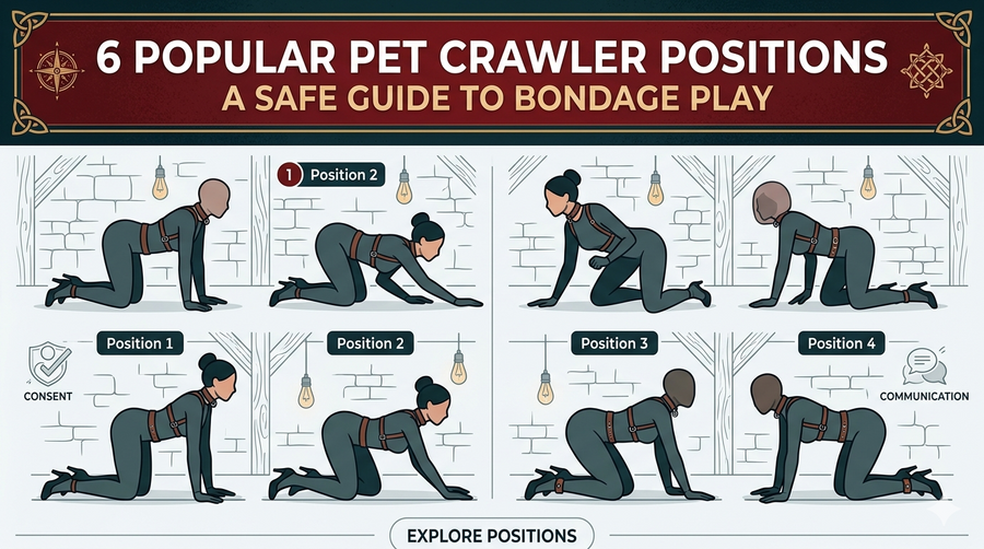 6 Popular Pet Crawler Positions in Bondage Play