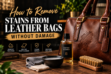 How to Remove Stains from Leather Bags Without Damage