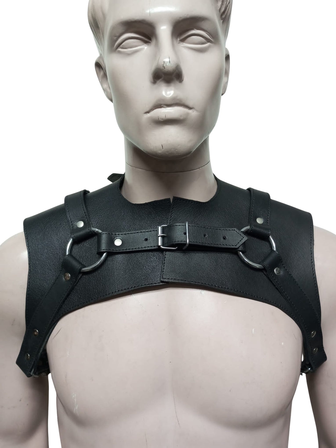 Product front view image of sleek Mens Shoulder Harness