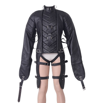 Leather Restraining Bondage Straitjacket