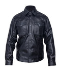 leather shirt, gay leather shirt, leather shirt  bdsm, bondage leather shirt