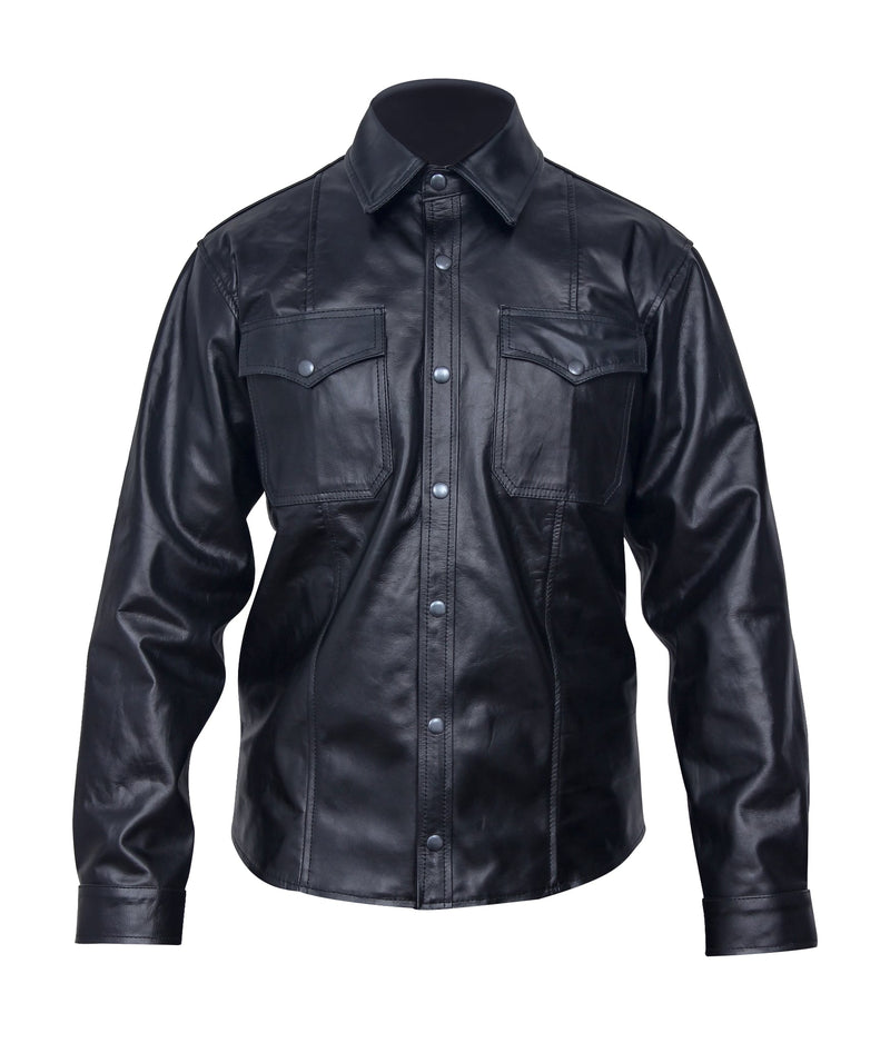 leather shirt, gay leather shirt, leather shirt  bdsm, bondage leather shirt