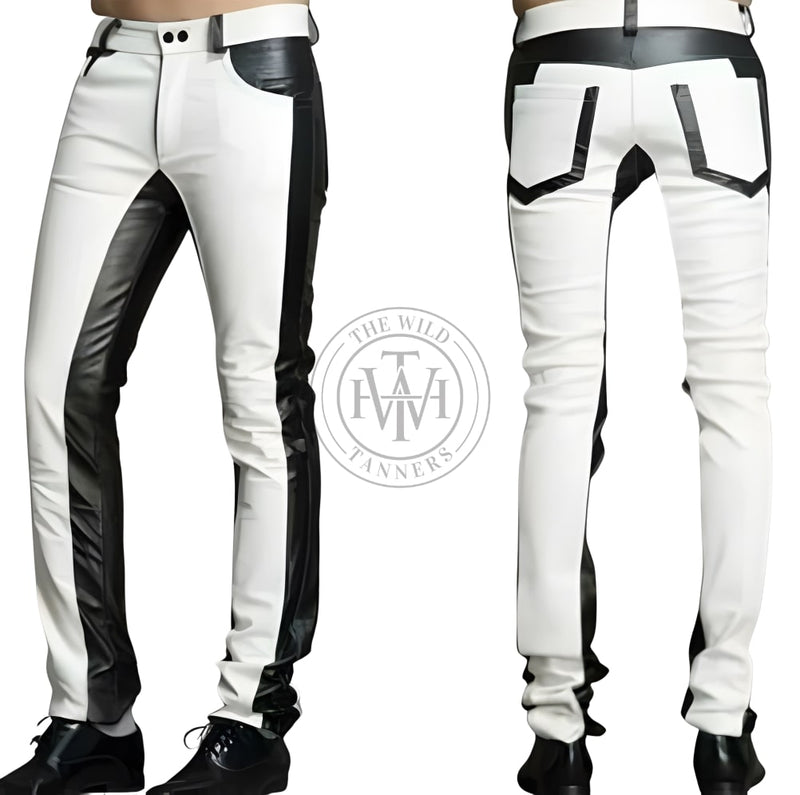leather pants, leather BDSM pants, leather bondage pants, gay leather pants, leather pants mens