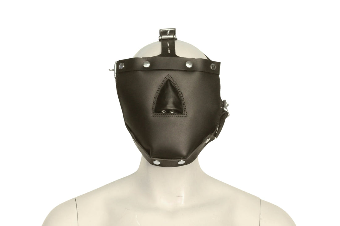 Leather Bondage Muzzle, Bondage Muzzle, Leather Muzzle, BDSM Muzzle