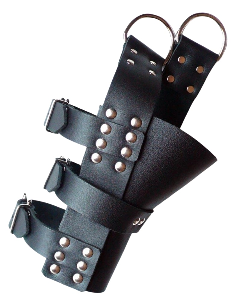 leather suspension cuffs, suspension cuffs, leather Boot cuffs, bondage suspension cuffs, bdsm suspension cuffs, leather bondage boot cuffs