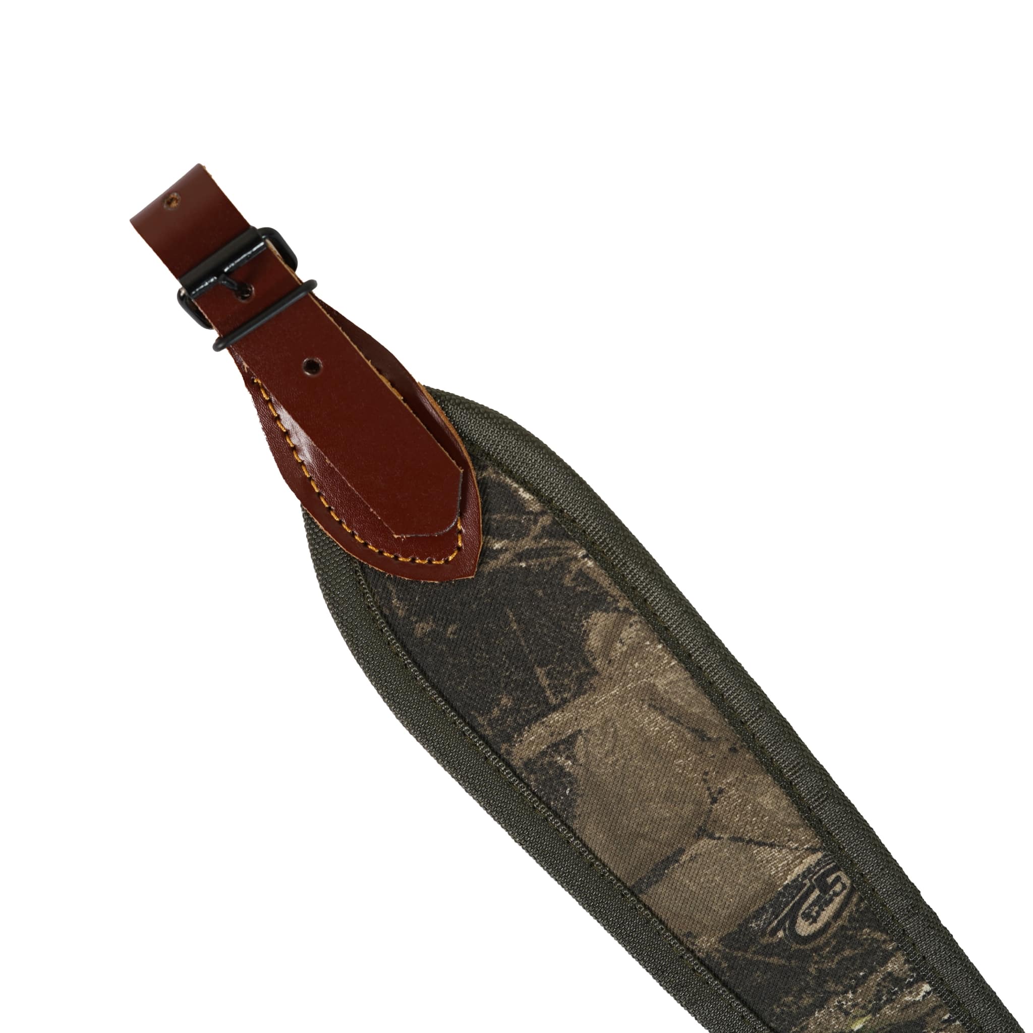 canvas leather shotgun sling, shoulder belt strap, leather canvas belt strap 