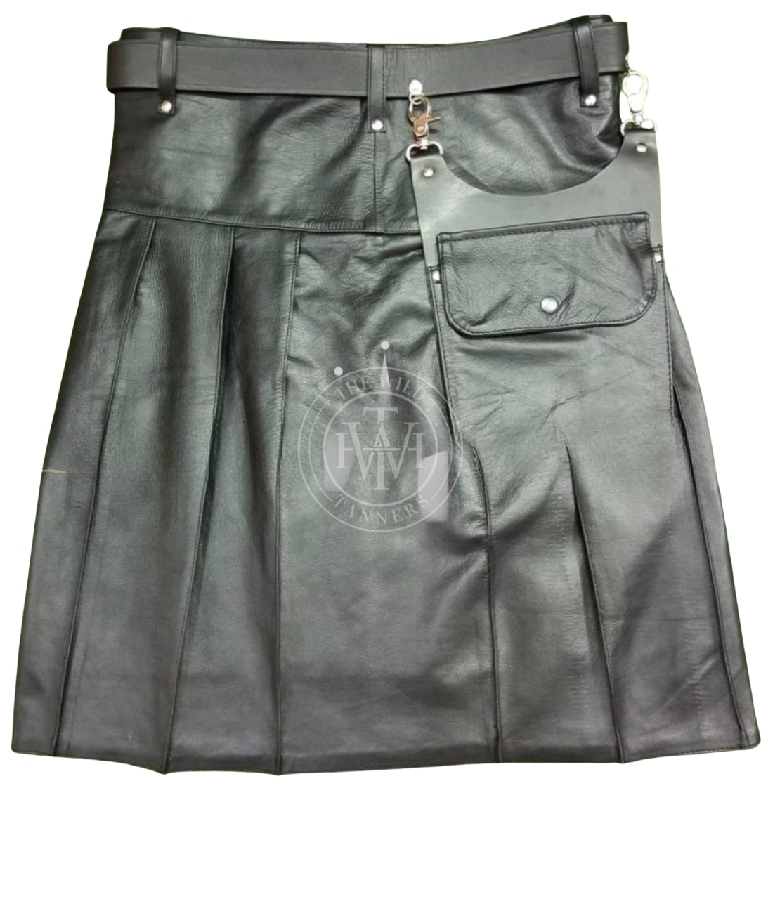 Leather Gladiator Kilt for Men's Stylish Wear, view 4