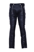 leather pants, leather BDSM Pants, Leather Bondage Pants, Gay Leather Pants, Leather pants mens, quilted leather pants