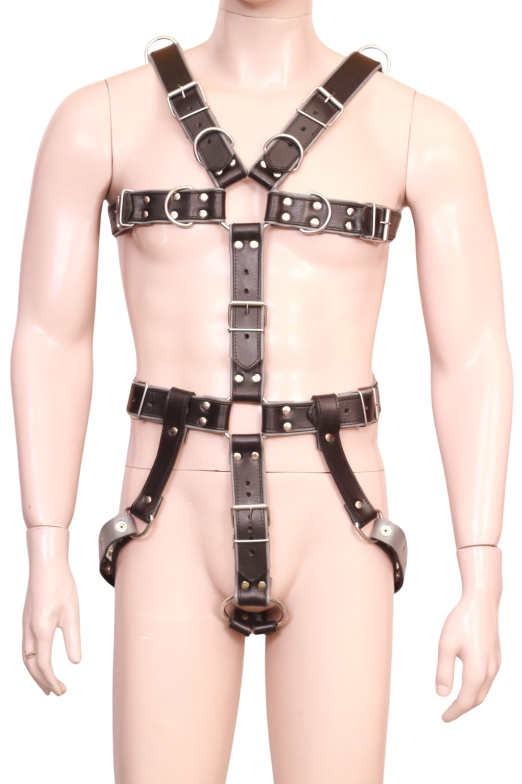 Genuine Gay Leather Full Body Harness