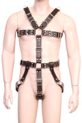 Genuine Gay Leather Full Body Harness
