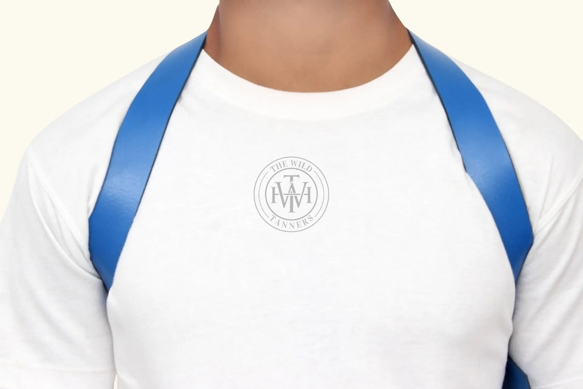 Genuine leather neck-to-wrist restraint, view 2