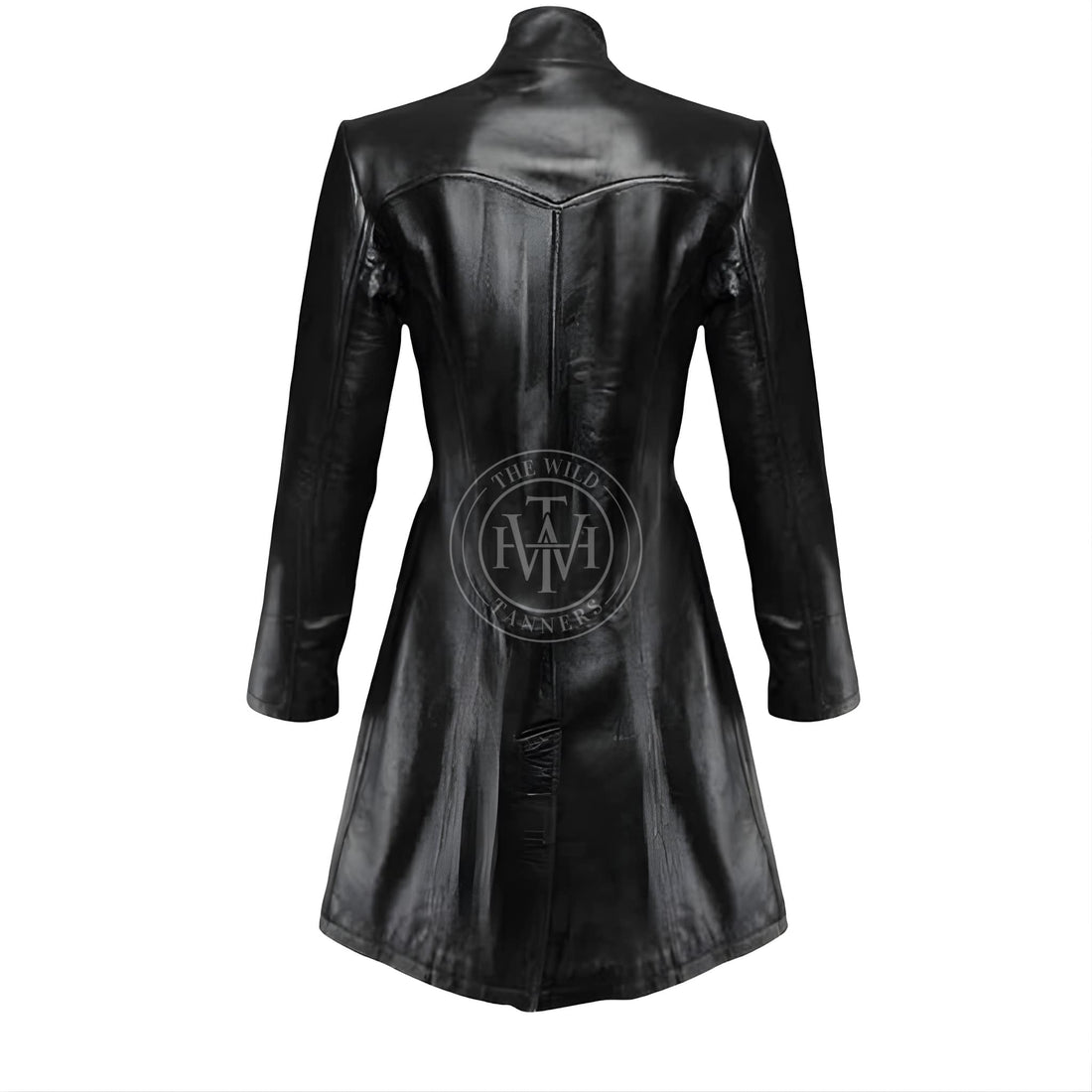 Genuine Leather Stylish Trench Coat For Women