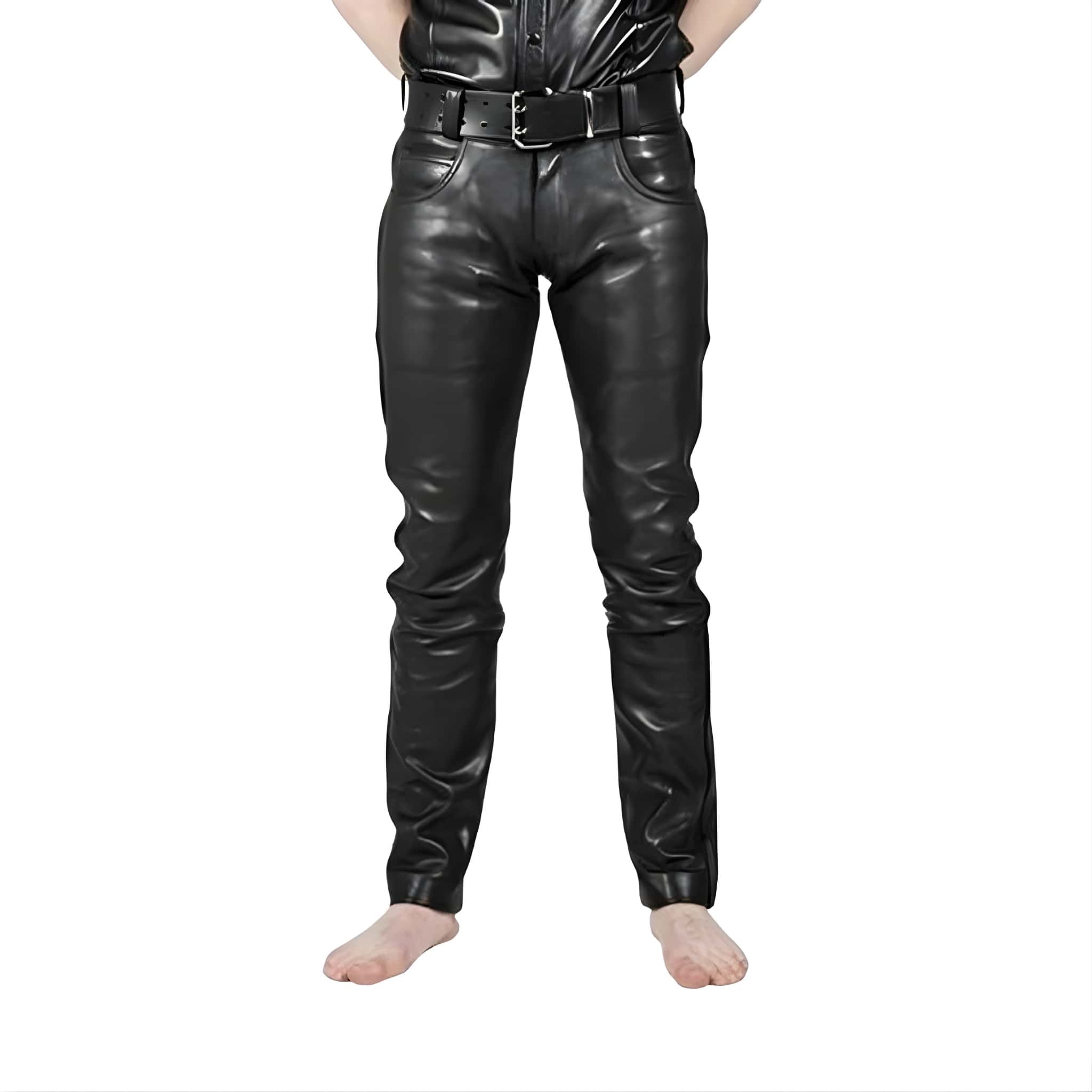 leather pants, leather BDSM Pants, Leather Bondage Pants, Gay Leather Pants, Leather pants mens