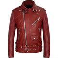 leather jacket, leather zipper jacket, genuine leather jacket, leather biker jacket