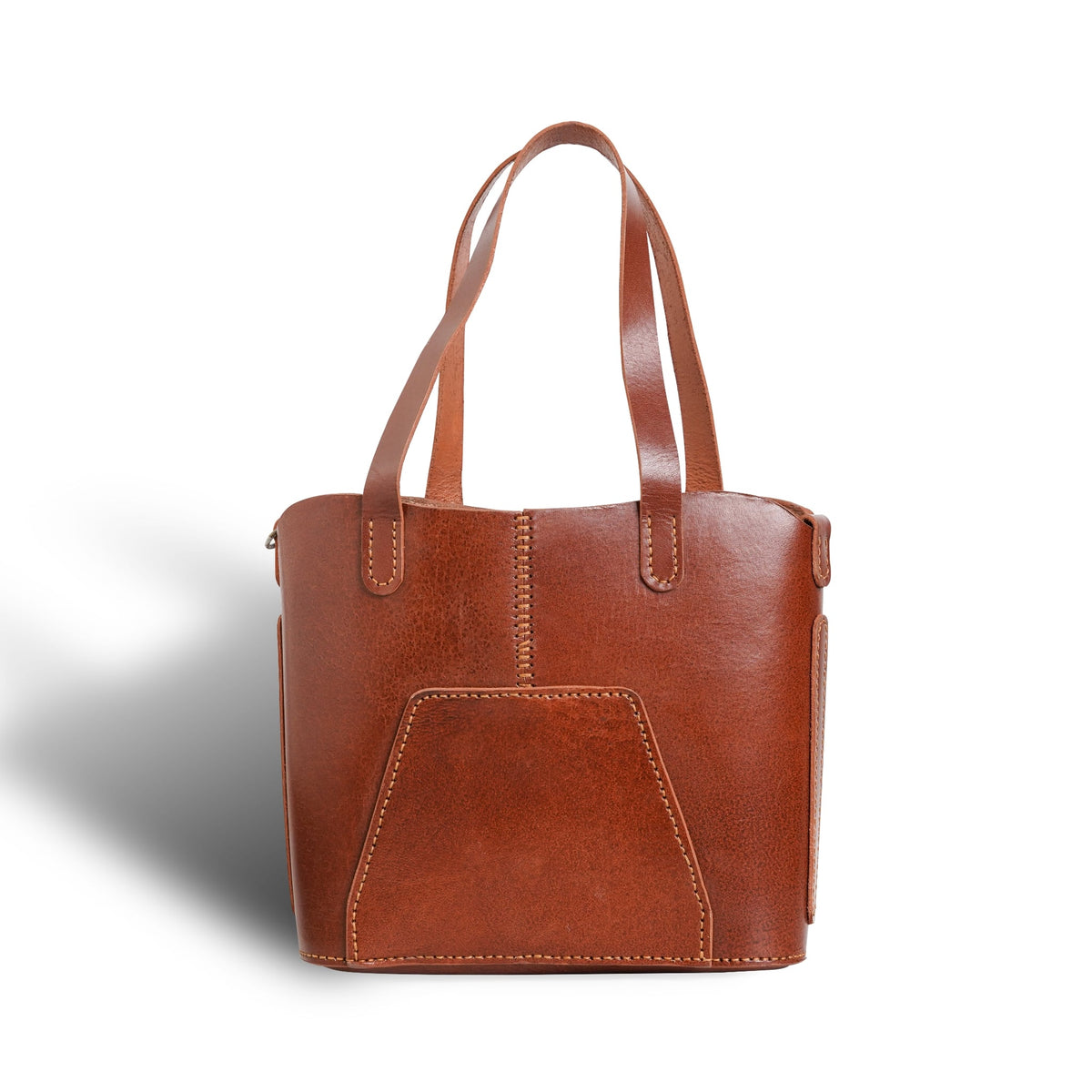 Brown Leather Tote Bag
