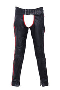 leather chaps, leather BDSM chaps, leather bondage chaps, gay leather chaps, leather chaps mens, leather assless chaps