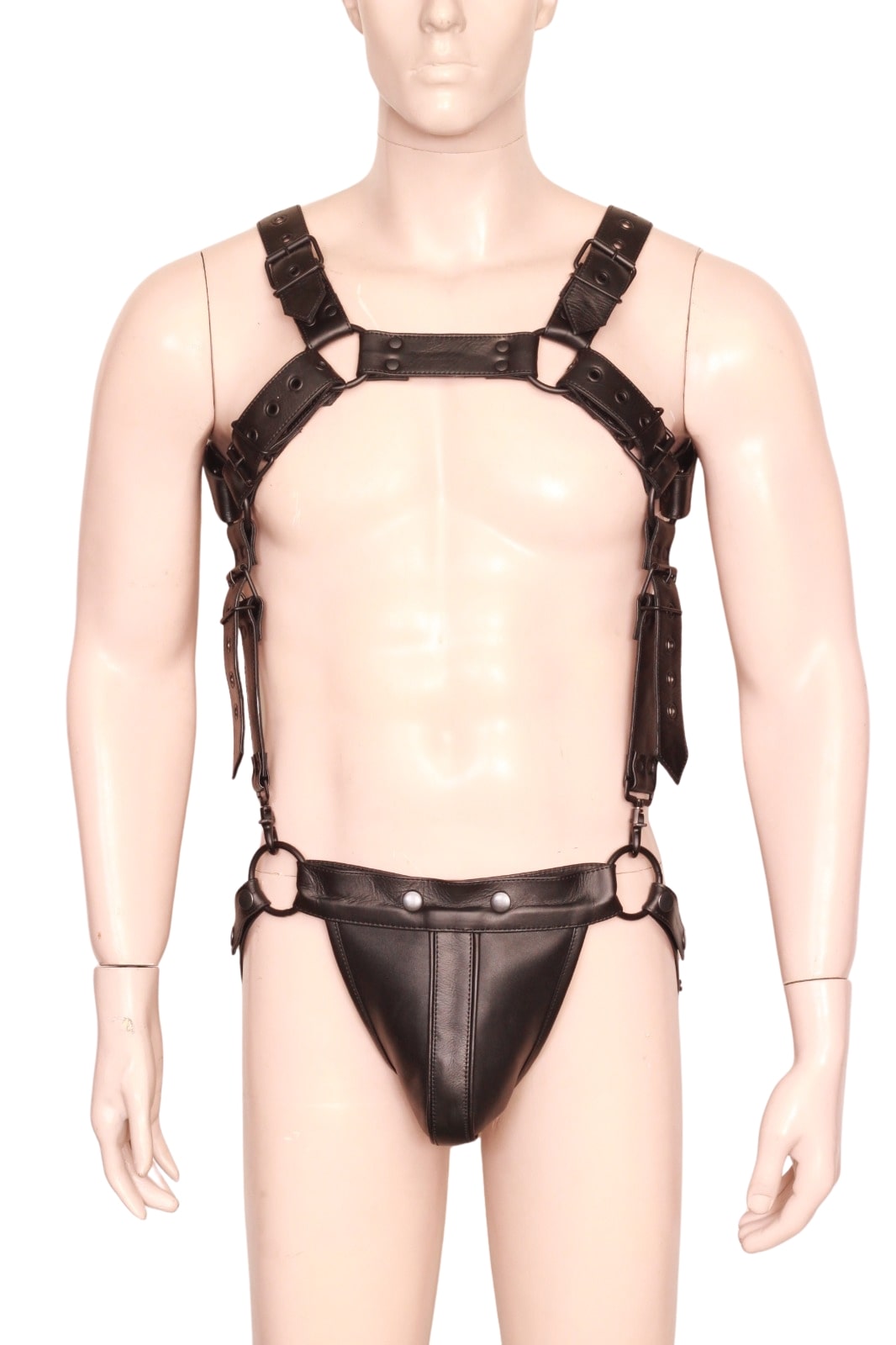 Crossbow Leather Harness With Men's Jockstrap