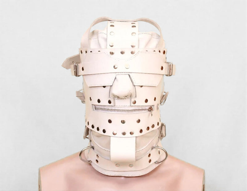 leather bondage hood, Leather BDSM Muzzle, Leather Muzzle, Leather Hood, BDSM Hood, Bondage Muzzle, leather pony play mask, bondage hood , bdsm muzzle, leather bondage hood