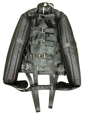 Leather BDSM straitjacket