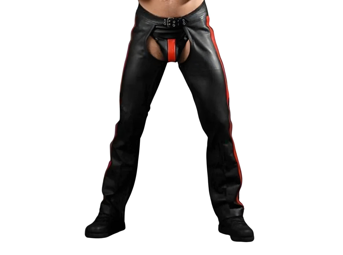 Stylish Leather Chaps for Gay Party Wear