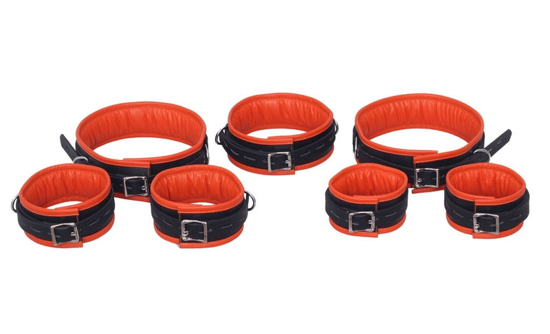 7 Pcs Leather Bondage Wrist Restraints Cuffs, Restraints Cuffs, Bondage Wrist Restraints Cuffs, Bondage Wrist Cuffs, Wrist Restraints Cuffs