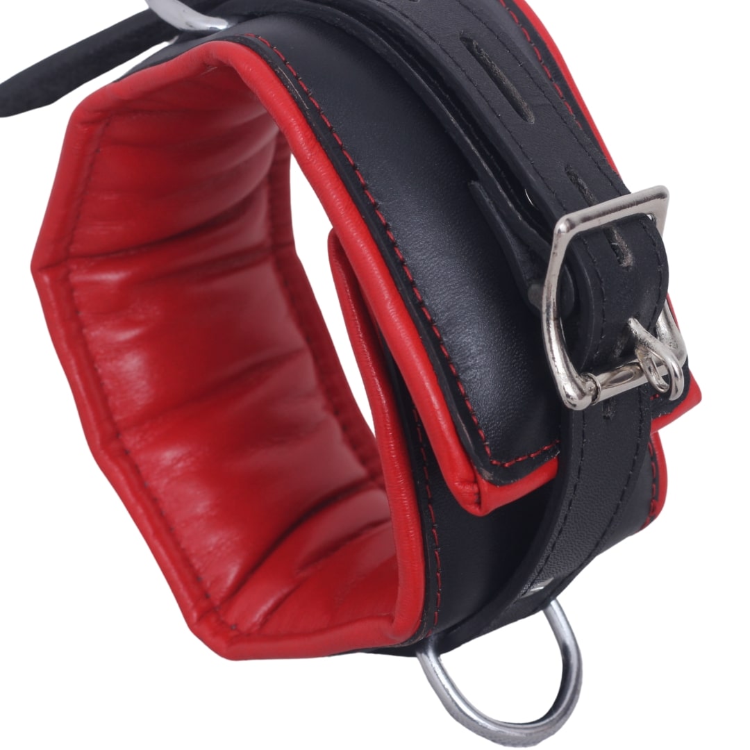 Leather Locking Bondage Collar