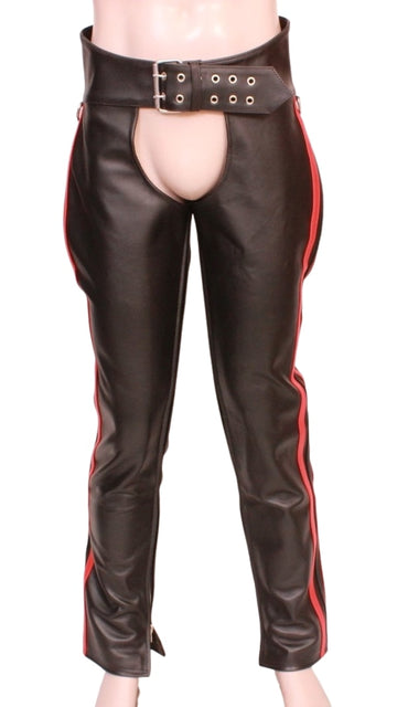 Steampunk Leather Assless Chaps For Men