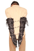 leather suspension cuffs, suspension cuffs, leather wrist cuffs, bondage suspension cuffs, bdsm suspension cuffs, Leather Arm Binder