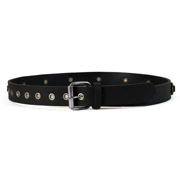 Genuine Black Leather Belt