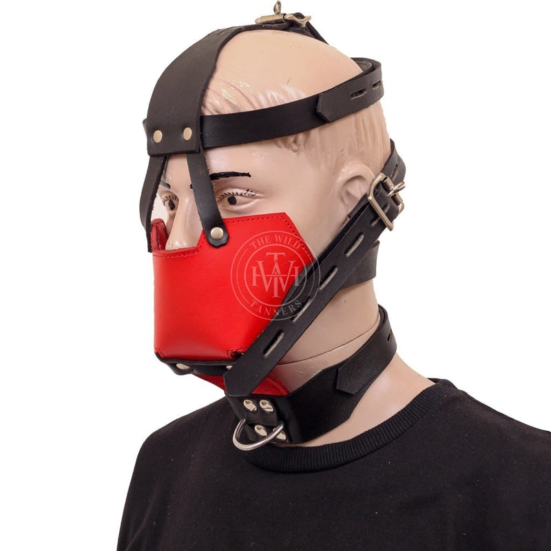 Leather Bondage Muzzle Gag, Leather Muzzle Gag, Leather Bondage Gag, Leather  Gag