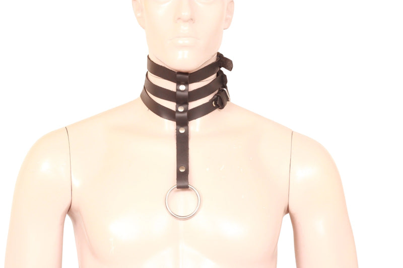 leather bdsm collar, leather bondage collar, leather slave collar, leather neck restraintleather harness, leather gay harness, leather bondage harness, mens leather harness, leather harness for men, bondage harness, gay harness, gay leather harness, mens leather harness
