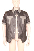 leather biker shirts, motorcycle shirts, sleeveless biker shirts, sleeveless shirts