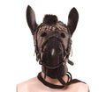 leather bondage hood, Leather BDSM Muzzle, Leather Muzzle, Leather Hood, BDSM Hood, Bondage Muzzle, leather pony play mask, bondage hood , bdsm muzzle, leather bondage hood