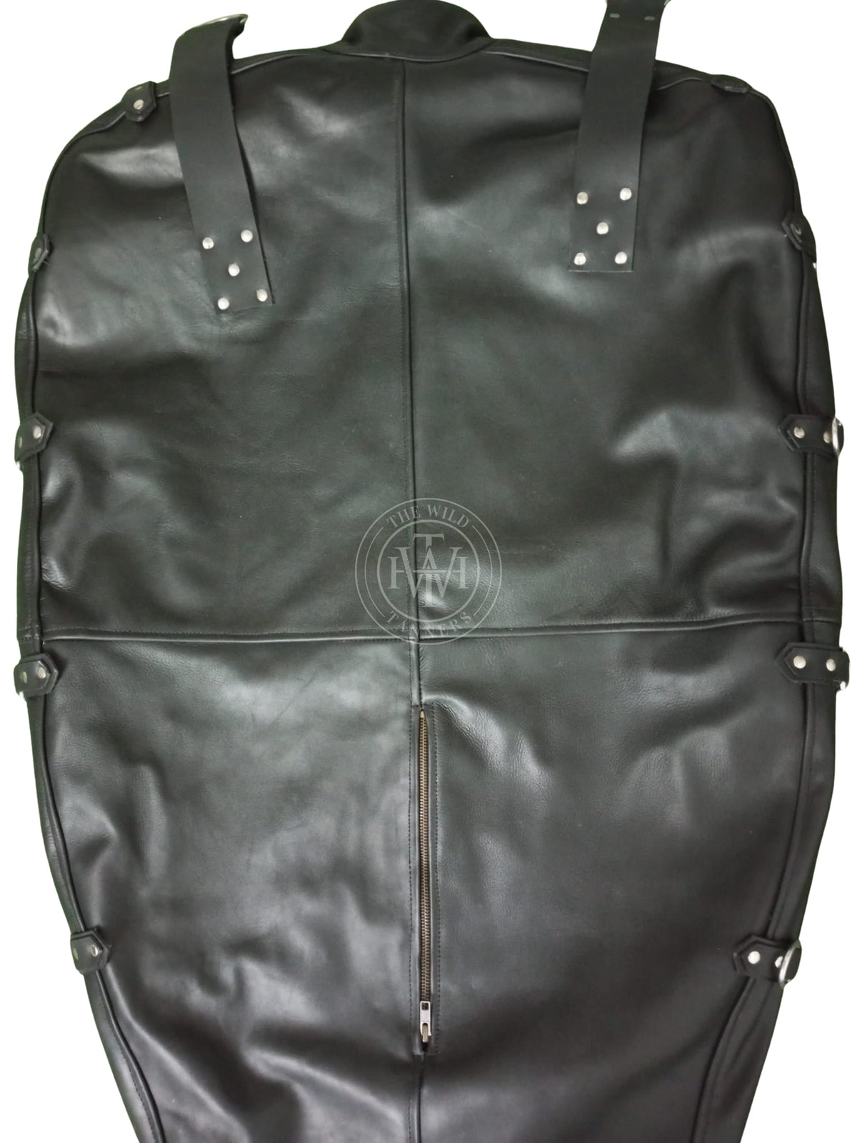 Genuine leather sleep sack for bondage, view 4
