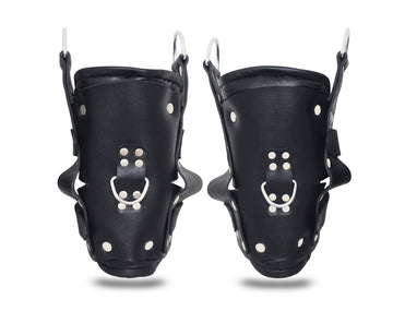 Leather Bondage Suspension Ankle Cuffs