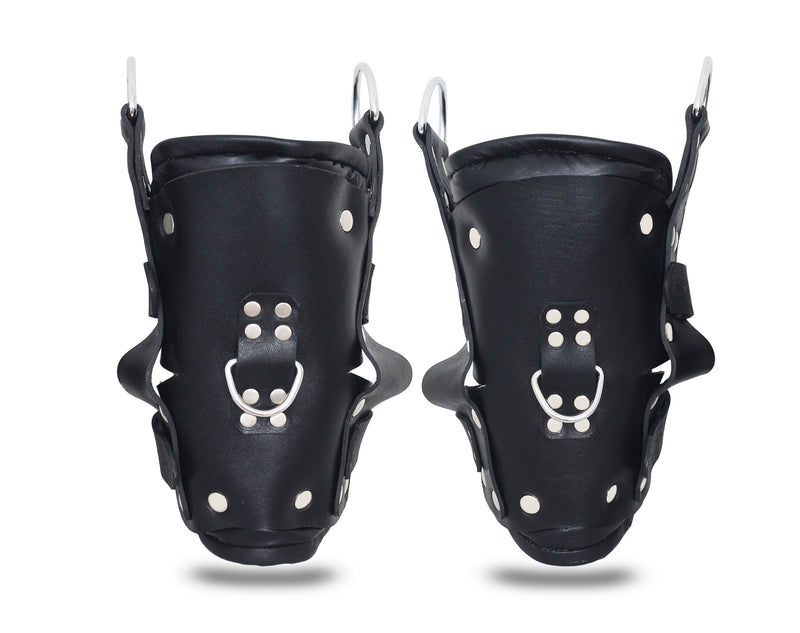 Leather Bondage Suspension Ankle Cuffs