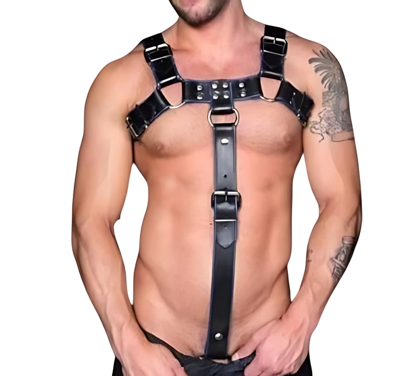 leather harness, leather gay harness, leather bondage harness, mens leather harness, leather harness for men, bondage harness, gay harness, gay leather harness, mens leather harness, leather harness with cock ring