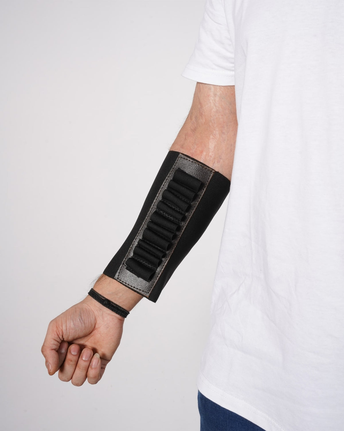 Genuine Leather Black Bullet Holder